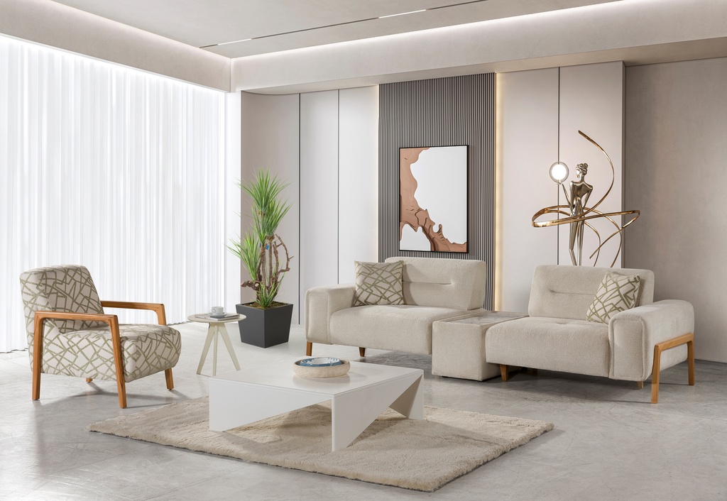 [NG-LUNA-SIDE-TABLE] NANGARO - LUNA SET
(3+3+1) - LUNA COFFEE TABLE