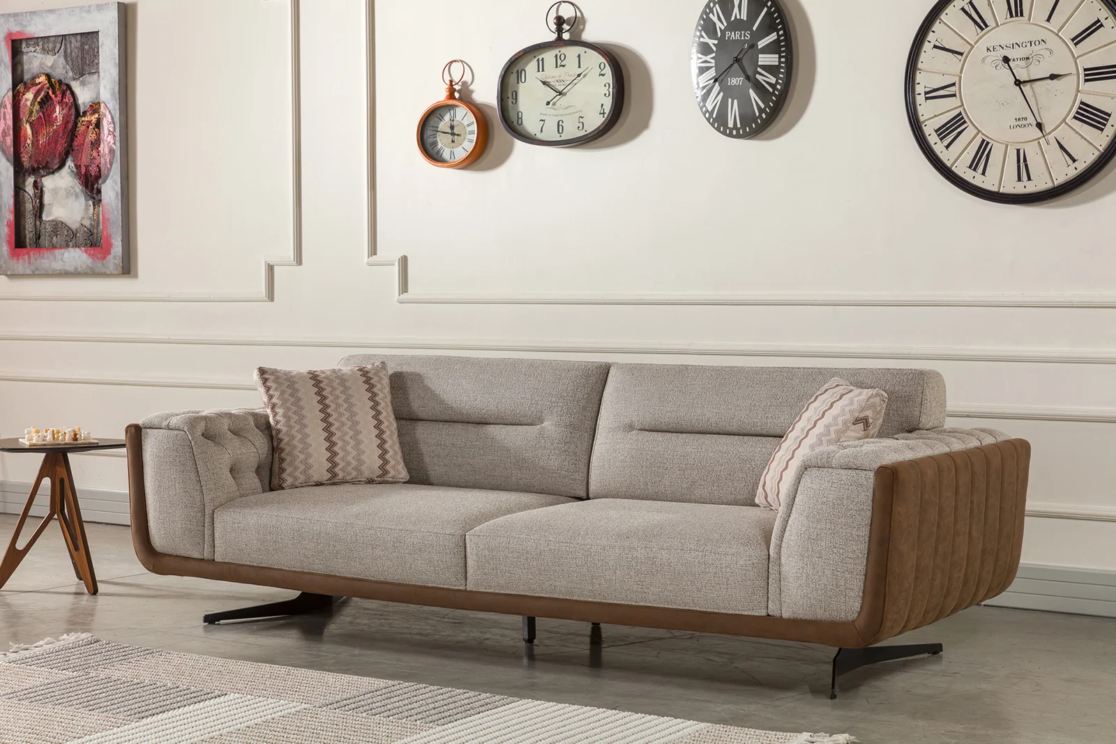 NANGARO - OPERA SET (OSCAR)
(3+3+1) - OPERA 3-SEATER SOFA
(OSCAR)