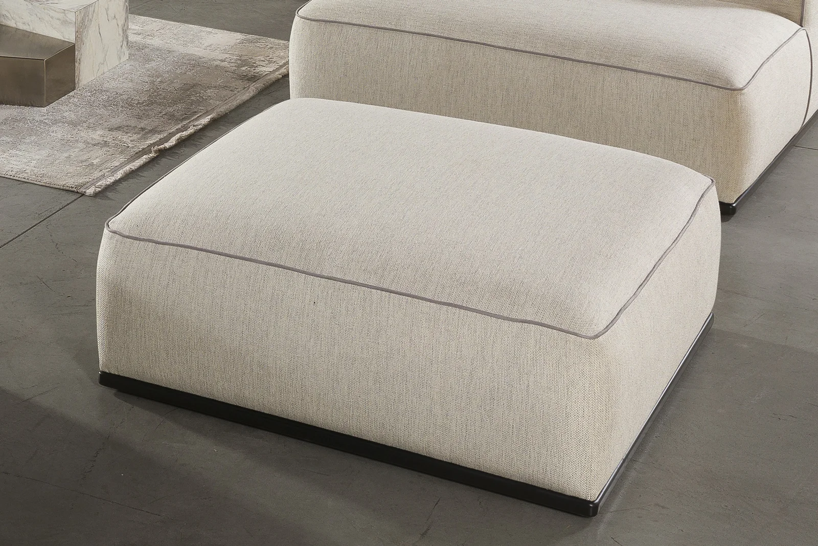[NG-FLATT-PUFF-01] NANGARO - FLATT SET
(RELAXATION MODULE + LOUNGER + SOFA + OTTOMAN) - FLATT OTTOMAN