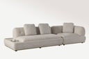 NANGARO - PRAG SET
(SINGLE CORNER MODULE + SINGLE-SEAT MODULE + 2-SEAT LOUNGER + LOUNGER + SEATING OTTOMAN + OTTOMAN TABLE) - PRAG DOUBLE LOUNGER
(WITH COFFEE TABLE)
