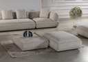 NANGARO - PRAG SET
(SINGLE CORNER MODULE + SINGLE-SEAT MODULE + 2-SEAT LOUNGER + LOUNGER + SEATING OTTOMAN + OTTOMAN TABLE) - PRAG OTTOMAN (COFFEE TABLE)