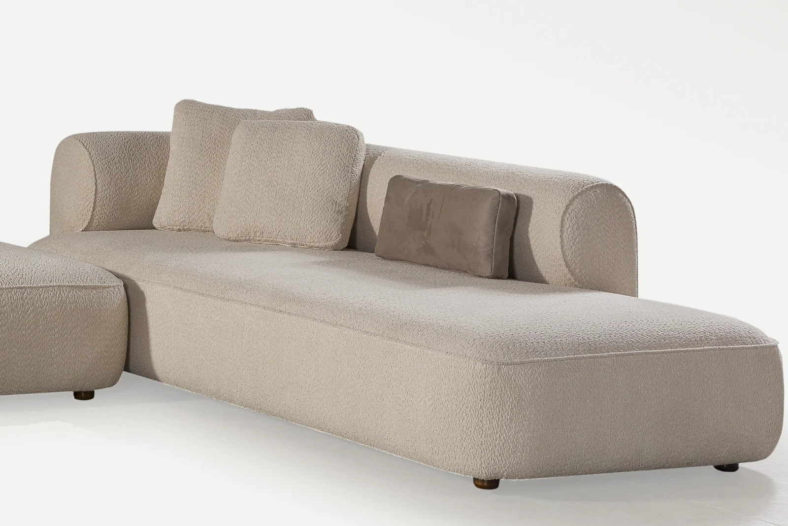 NANGARO - ZOI SET
(LOUNGER + RELAXATION MODULE + BEAN-SHAPED MODULE + OTTOMAN) - ZOI
CHAISE MODULE