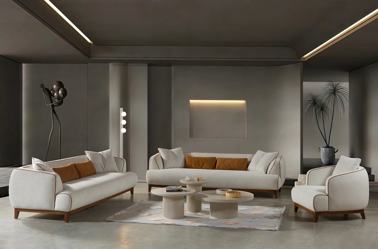 [NG-ESTA-SOFABED-3S] NANGARO - ESTA SET
(3-3-1) - ESTA 3-SEATER SOFA